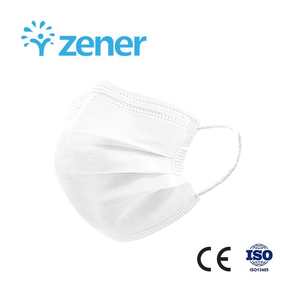 Disposable Protective Face Mask - white